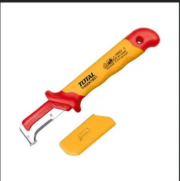 CUCHILLO PELACABLE 185MM AISLADO RECTO INDUSTRIAL SUPER TOTAL (THIDCK1851)