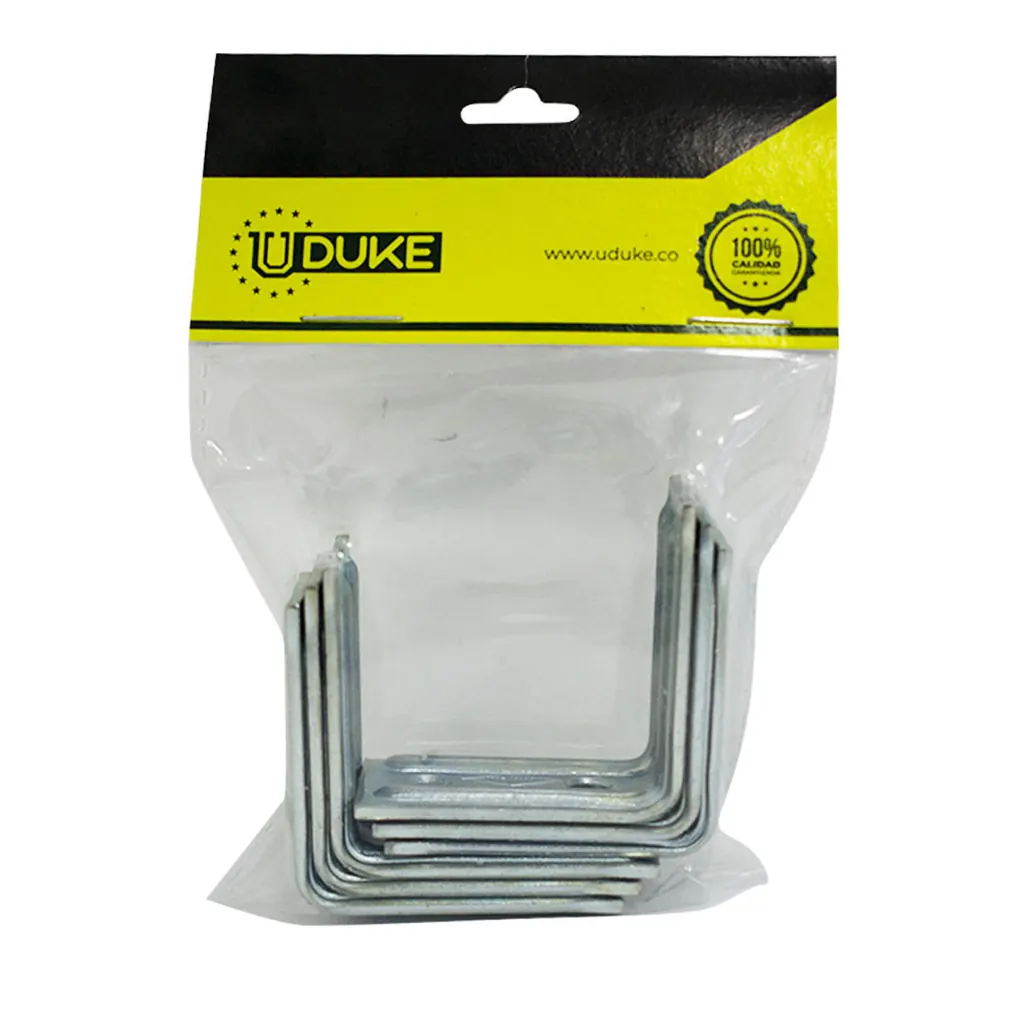 ANGULO 1 1/2" METALICO PQT X 6 UDUKE