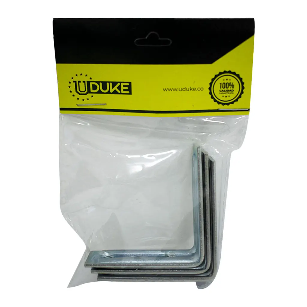 ANGULO 2" METALICO PQT X 3 UDUKE