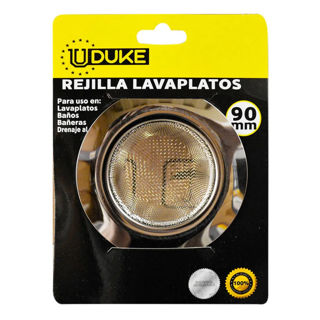 REJILLA LAVAPLATOS UDUKE MALLA ACERO INOXIDABLE 3 (90MM) (HT80100)