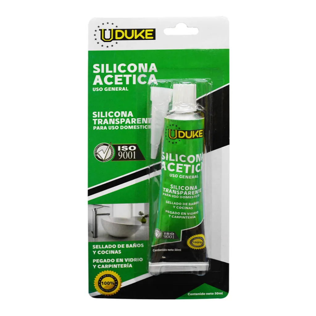 SILICONA UDUKE 50 ML TRANSPARENTE USO DOMESTICO GENERAL (HT80122)