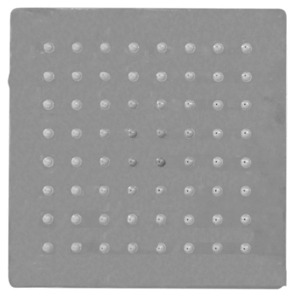 DUCHA REGADERA UDUKE CROMADA ACERO INOXIDABLE 6 CUADRADA (HT80139)