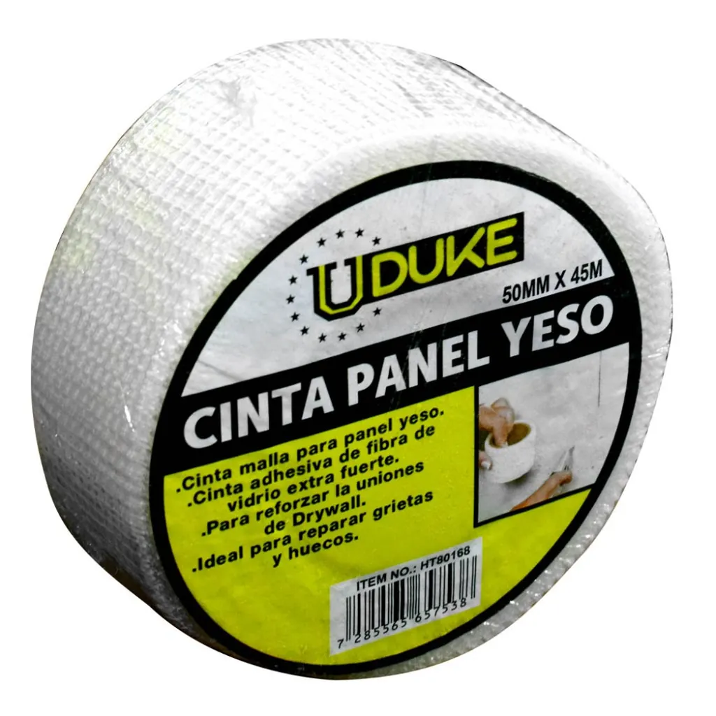 CINTA PANEL YESO FIBRA DE VIDRIO X 45M 2 PUL UDUKE (HT80168)
