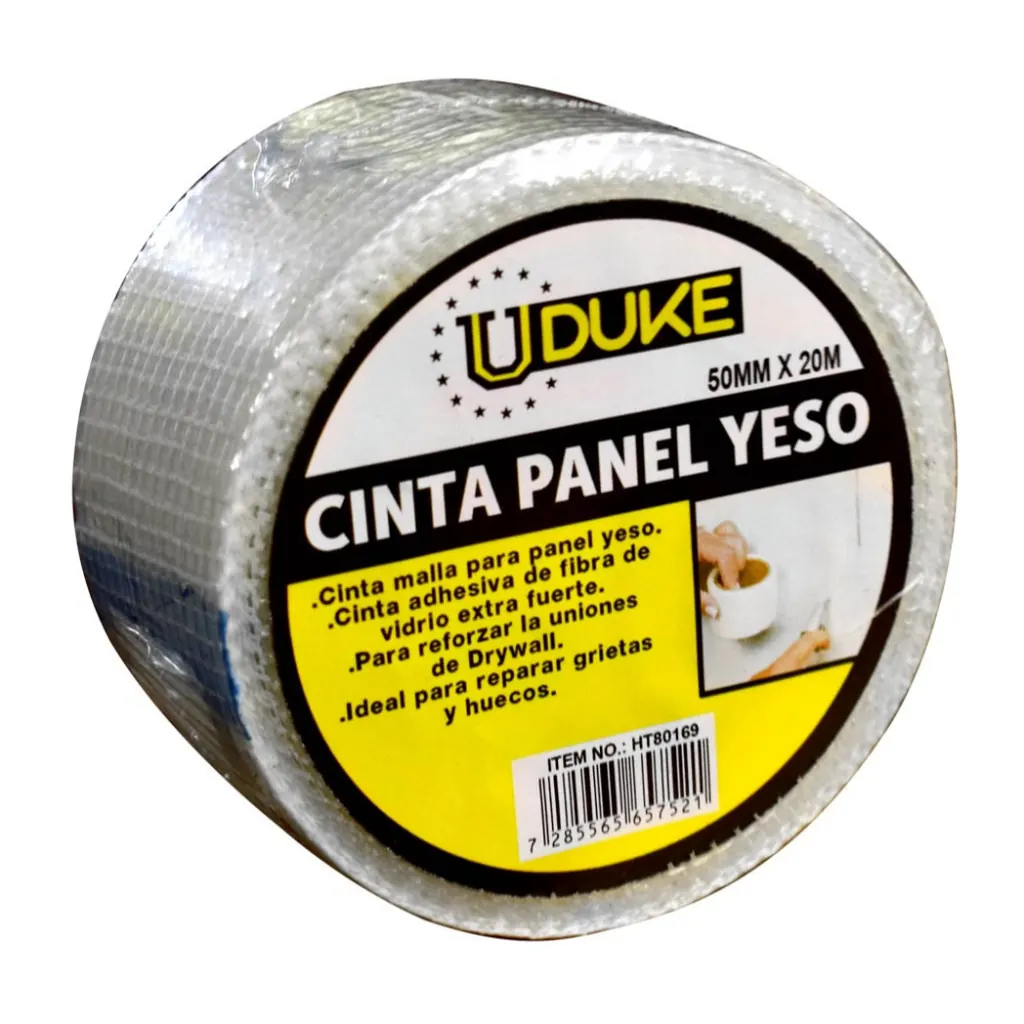 CINTA PANEL YESO FIBRA DE VIDRIO X 20M 2 PUL UDUKE (HT80169)