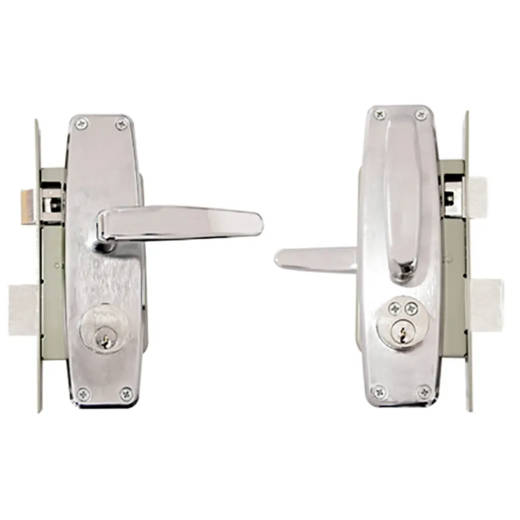 CHAPA DE EMBUTIR CON MANIJA L370 LISBOA YALE NIQUEL SATINADO US15 (4008)
