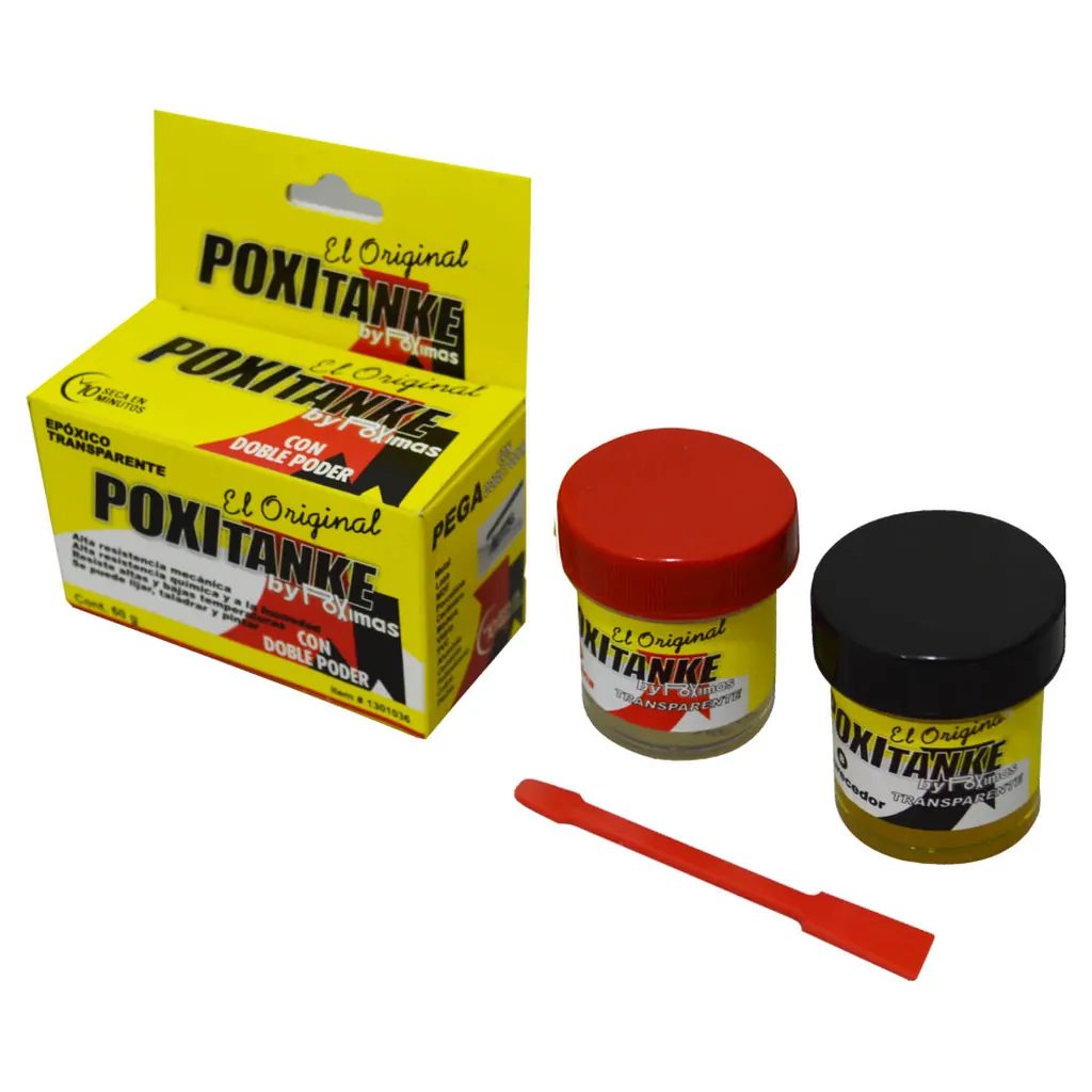 POXITANKE TRANSPARENTE 10 MINUTOS 60GR ITW (1301036)