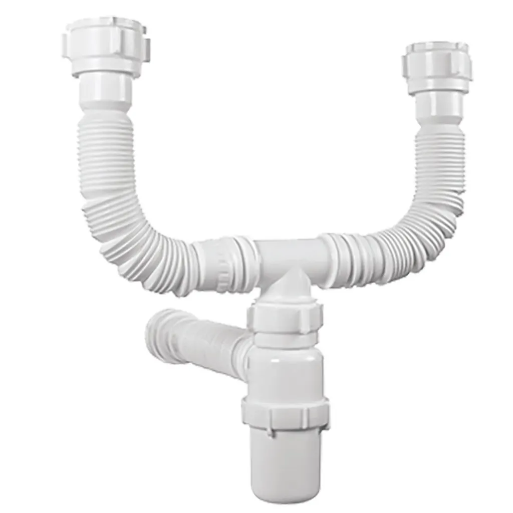 LINEA GRIVAL SIFON BOTELLA FLEXIBLE DOBLE BL (937583331) (PAQ X 4)