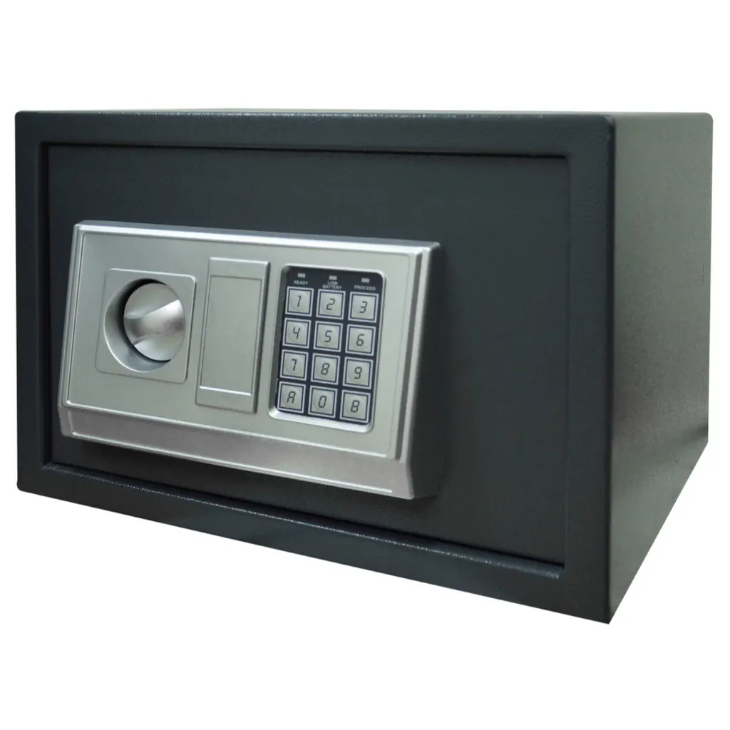 CAJA FUERTE DE SEGURIDAD CON CLAVE INTERCAMBIABLE 25EG (25X25X35) (HT90072)