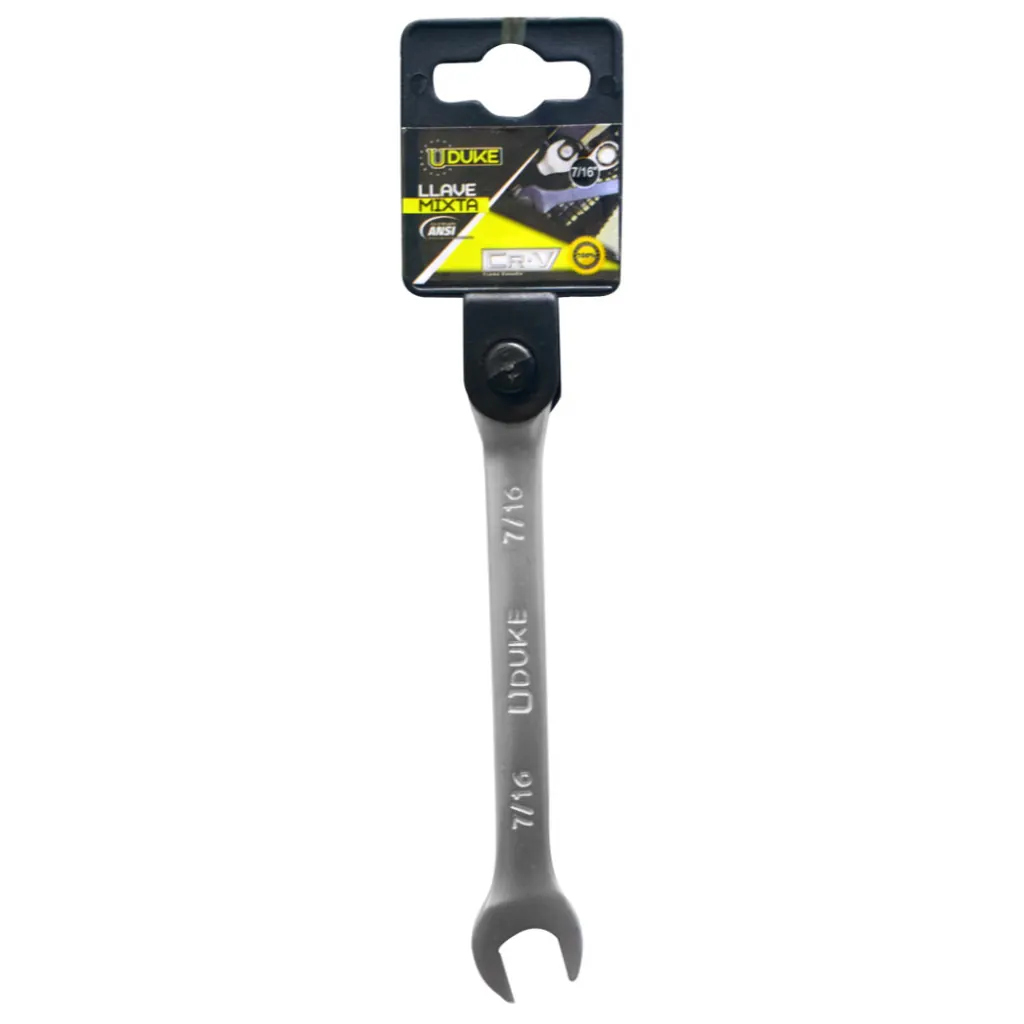 LLAVE MIXTA 7/16 CR/V UDUKE (HTY0022)