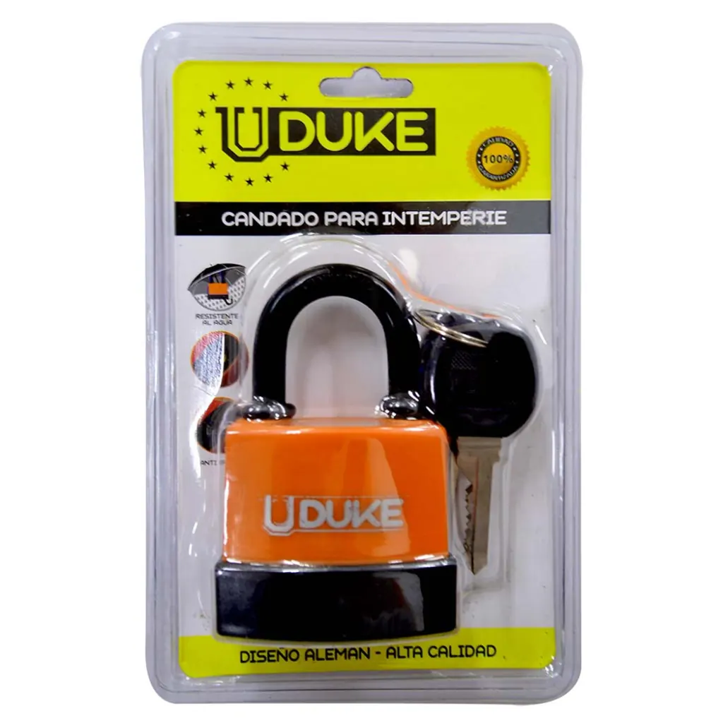 CANDADO INTEMPERIE 55 MM NEGRO UDUKE (HT90137)
