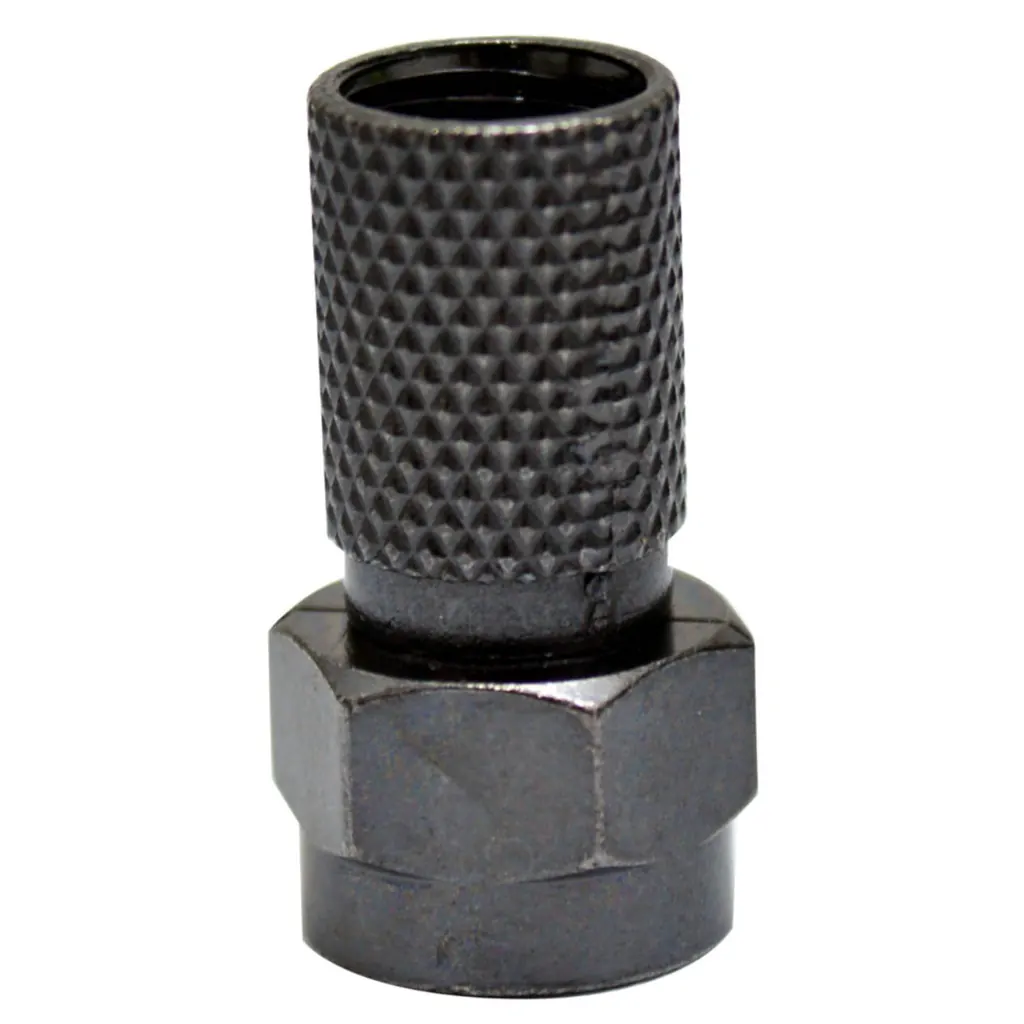 TERMINAL COAXIAL ROSCA FINA RG6 GRIS MATE UDUKE (HT90157)