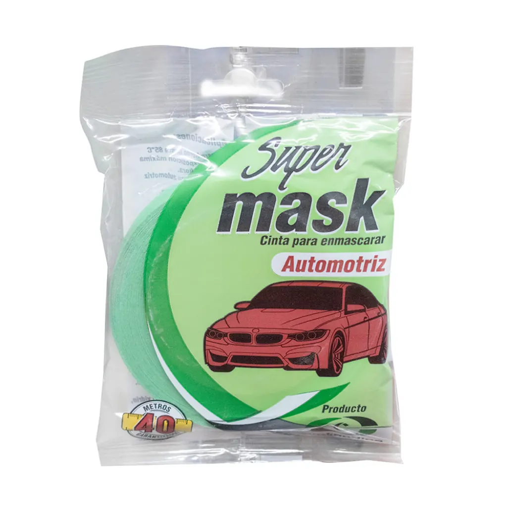 CINTA ENMASCARAR 3/4 AUTOMOTRIZ VERDE CINTANDINA (CE-105)18MMX40MTS