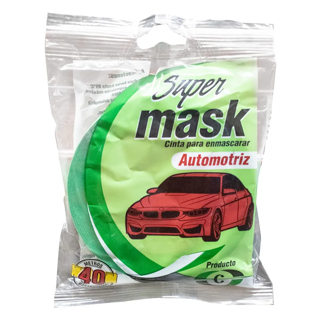 CINTA ENMASCARAR AUTOMOTRIZ VERDE CINTANDINA 1" (CE-106)24MMX40MTS
