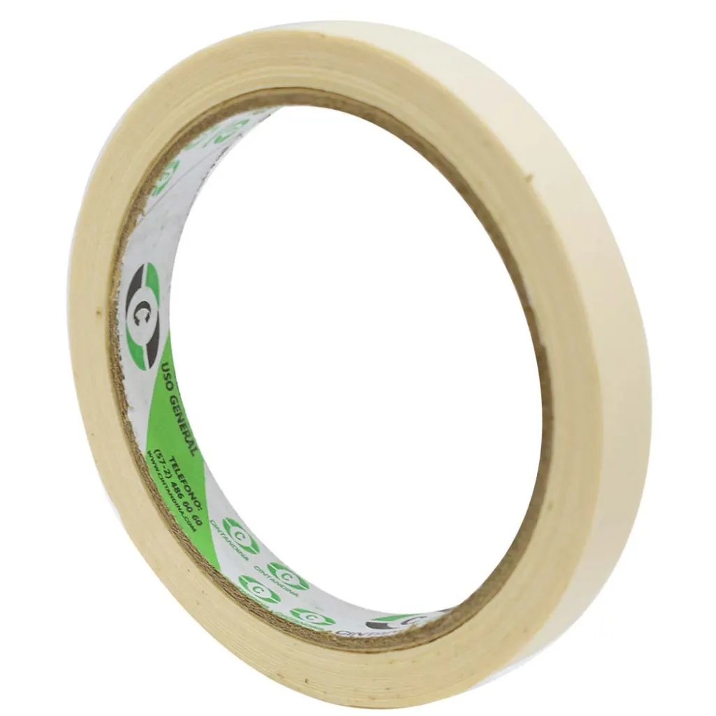 CINTA ENMASCARAR DOMESTICA CINTANDINA 1/2 (CE-012)12MMX20MTS
