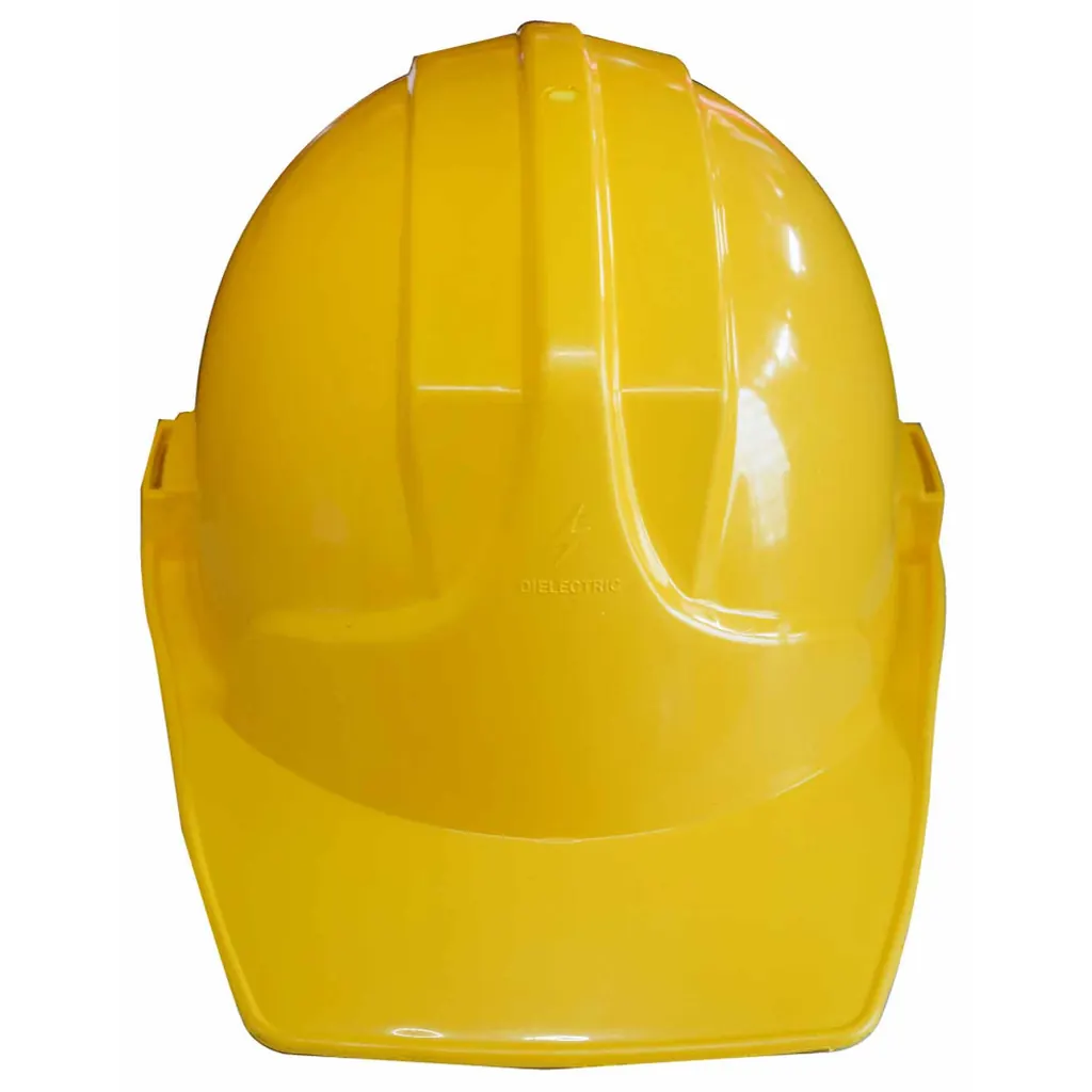 CASCO CONSTRUCCION PROFESIONAL AMARILLO RACHET (CON NORMAS-DIELECTRICO)