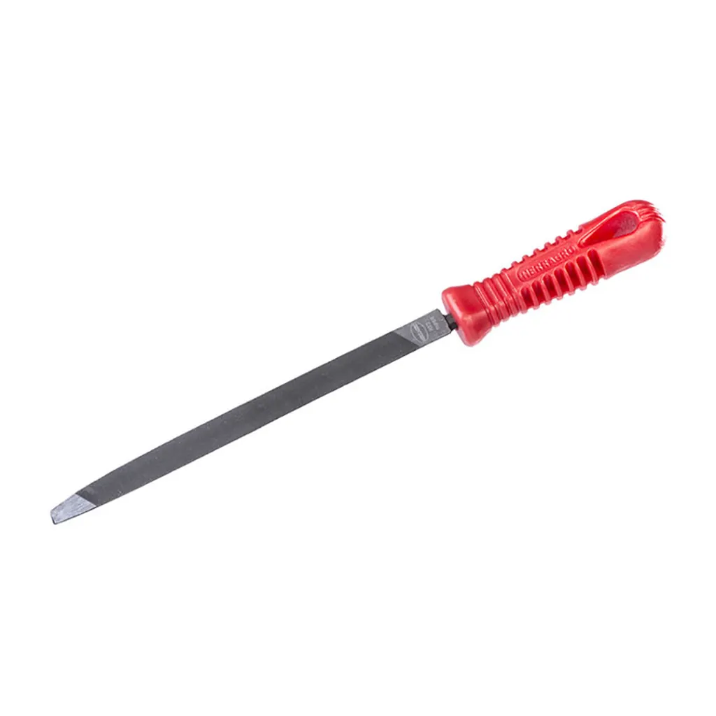 LIMA TRIANGULAR 8 HERRAGRO CON MANGO ROJA (75811108)