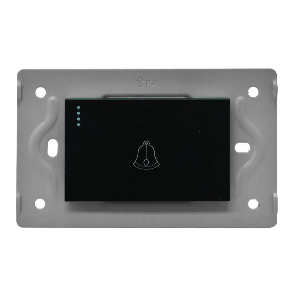SWICHE TIMBRE LUXOR NEGRA INTERCAMBIABLE SIN TAPA DUKE ENERGY (V17-001)