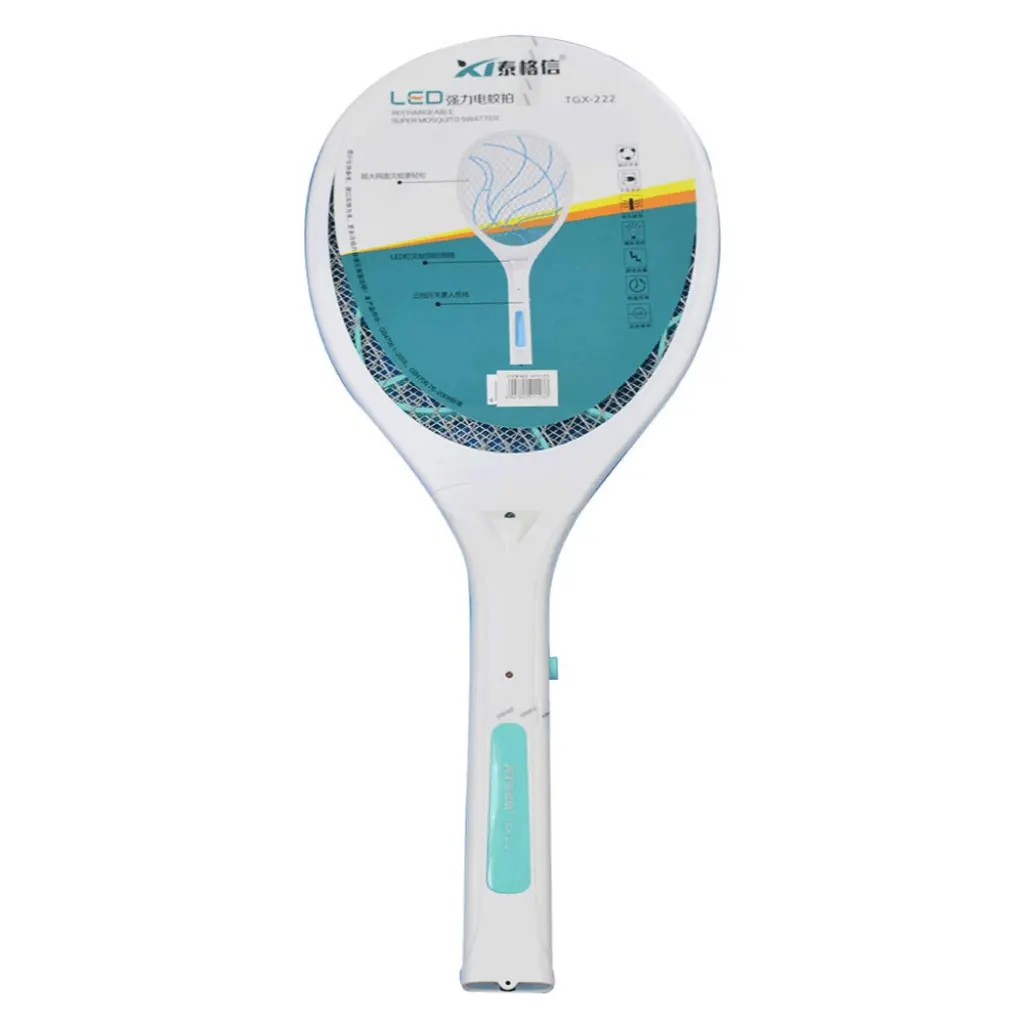 RAQUETA MATA MOSQUITOS FINA BLANCA (HT1123)