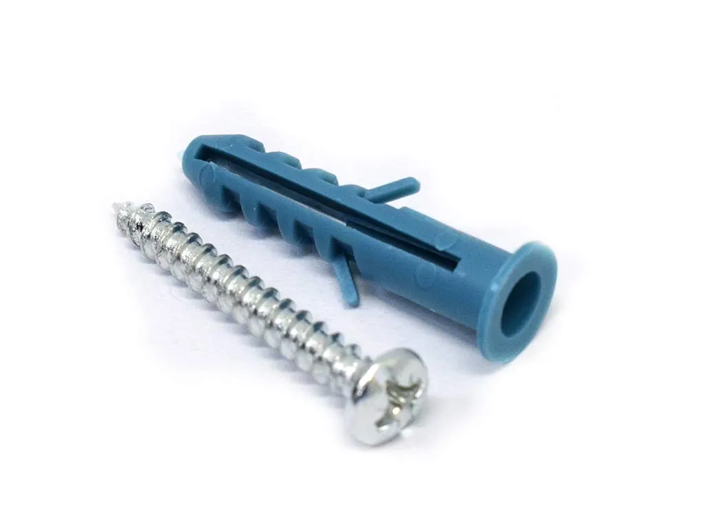 CHAZO PLASTICO CON TORNILLO 1/4 X 50UNDS (HT1238)