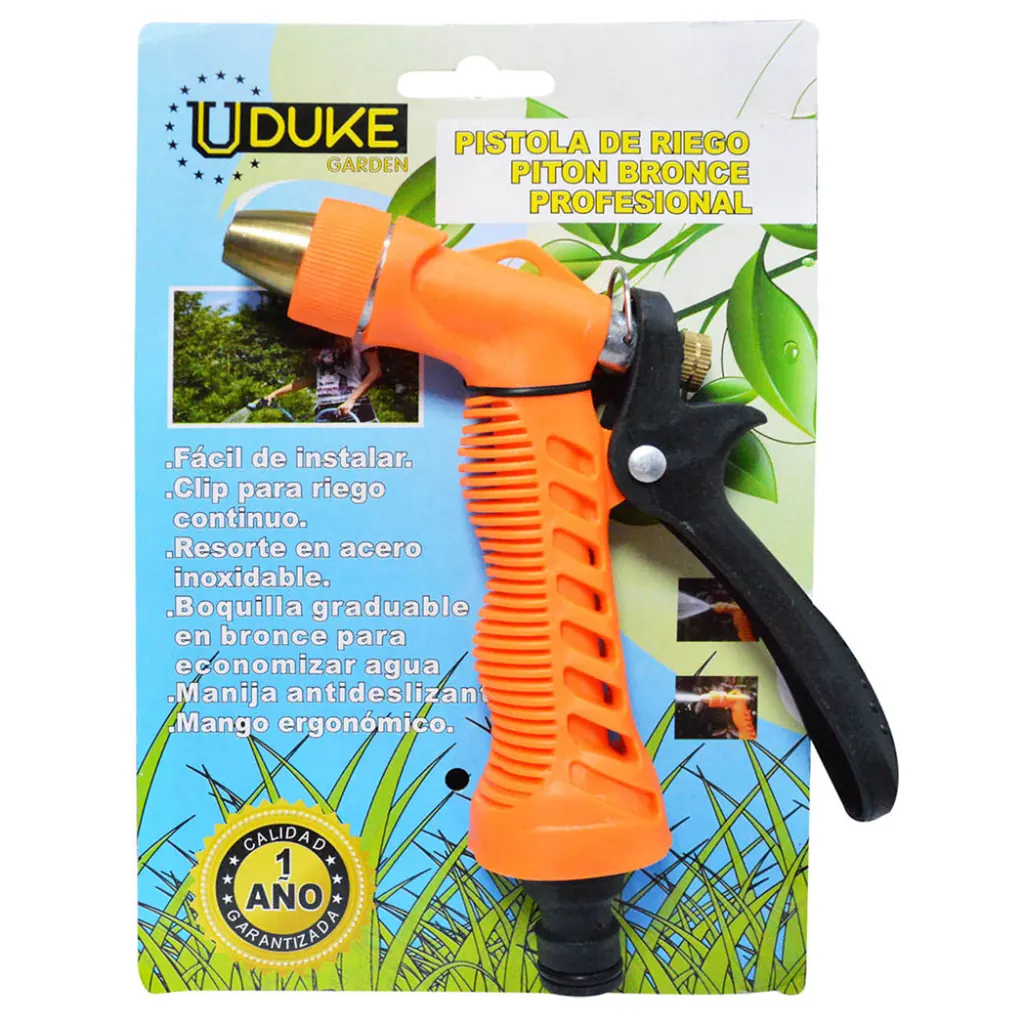 PISTOLA MANGUERA PITON FINA NEGRA UDUKE (HT20244-HT40063)