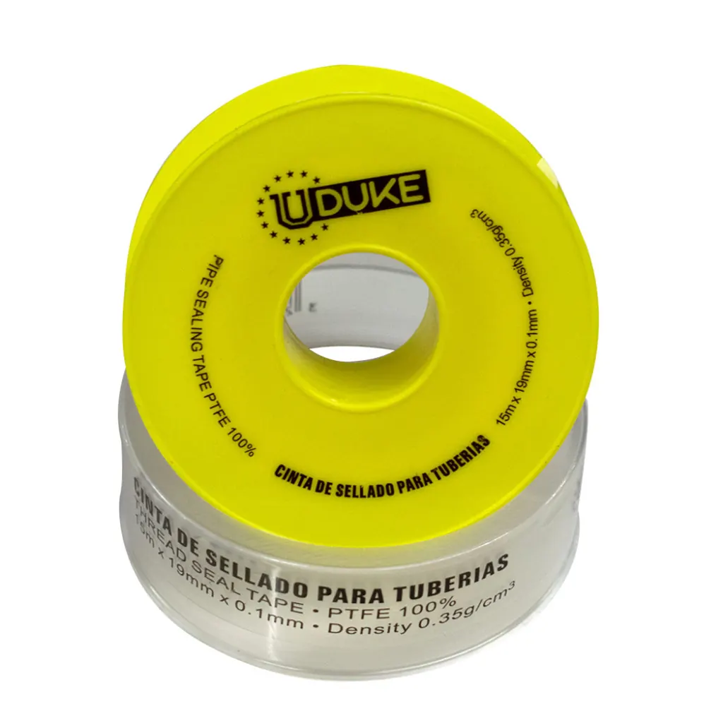 CINTA TEFLON INDUSTRIAL UDUKE AMARILLA GAS PEQUENA X 15 MTRS (HT1416)