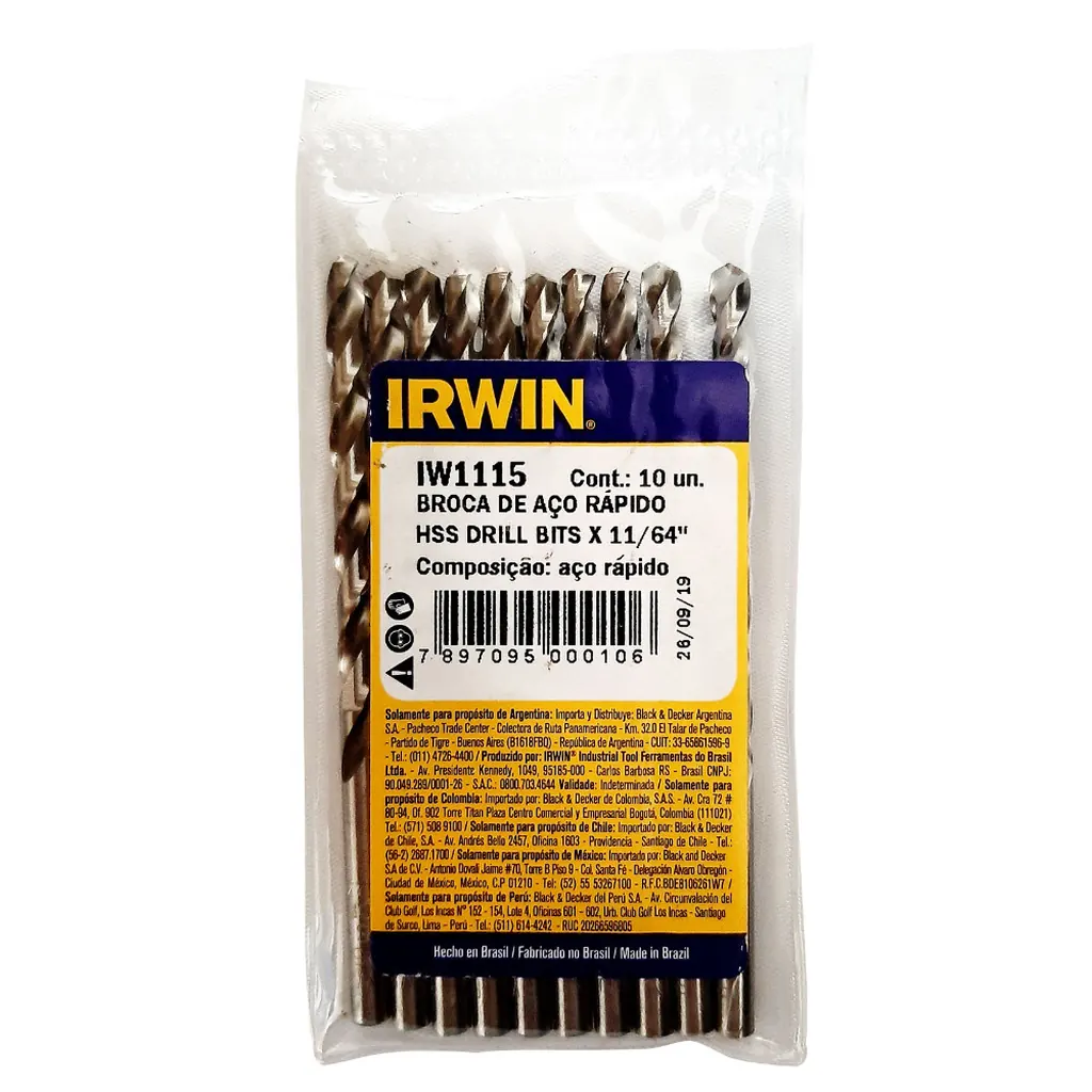 BROCA LAMINA IRWIN HSS 11/64 (IW1115)