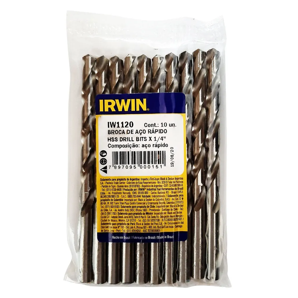 BROCA LAMINA IRWIN HSS 1/4 (IW1120)