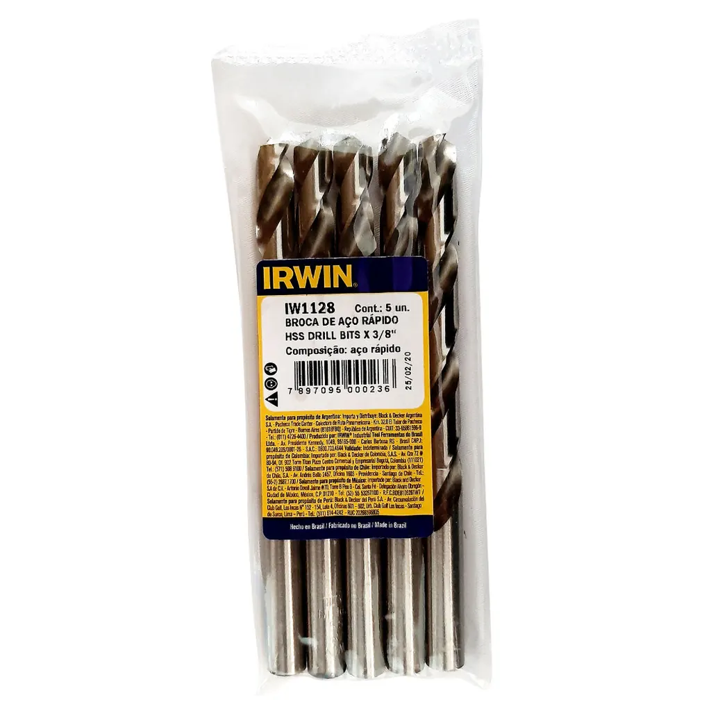 BROCA LAMINA IRWIN HSS 3/8 (IW1128)