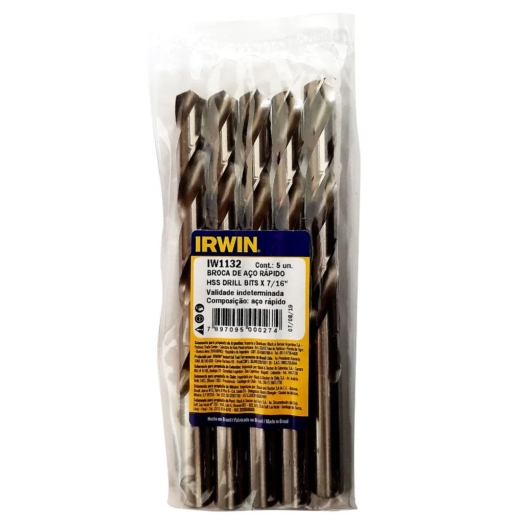 BROCA LAMINA IRWIN HSS 7/16 (IW1132)