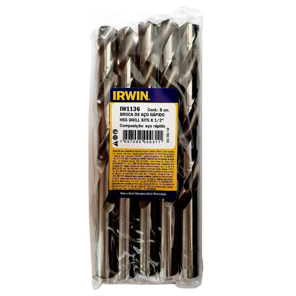 BROCA LAMINA IRWIN HSS 1/2 (IW1136)
