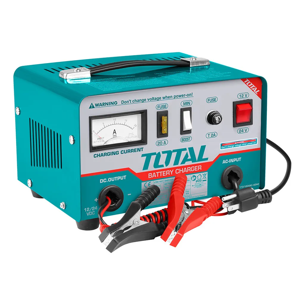 CARGADOR DE BATERIA PARA CARRO 12V-24V 8-5AMP TOTAL (UTBC1601)