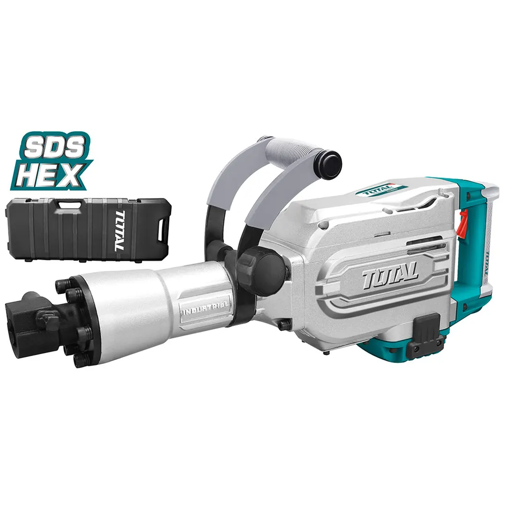 DEMOLEDOR SDS HEX 1700W 50JOULES INDUSTRIAL CAJA PLASTICA 16KG TOTAL (UTH215456)