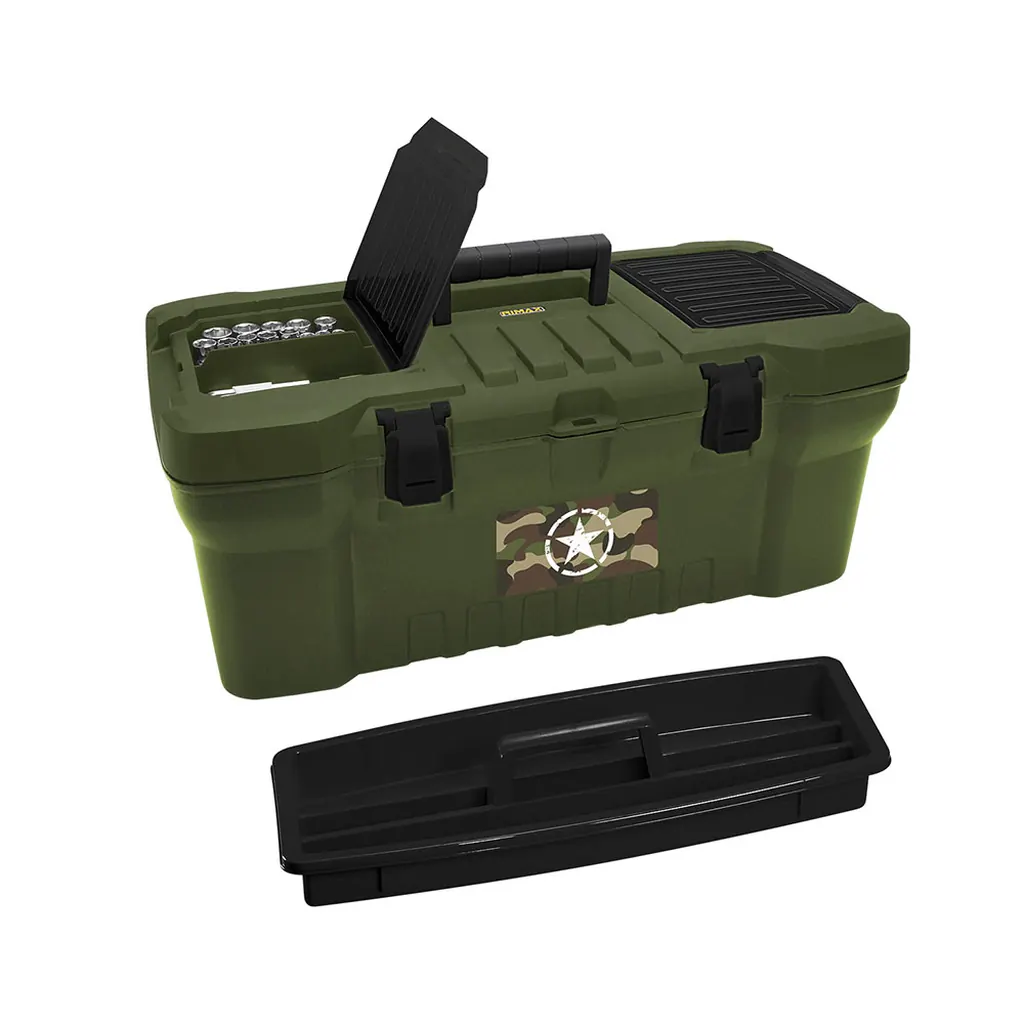 CAJA HERRAMIENTA 20 PRO ARMY CERR PLASTICA RIMAX 44463 (12464)