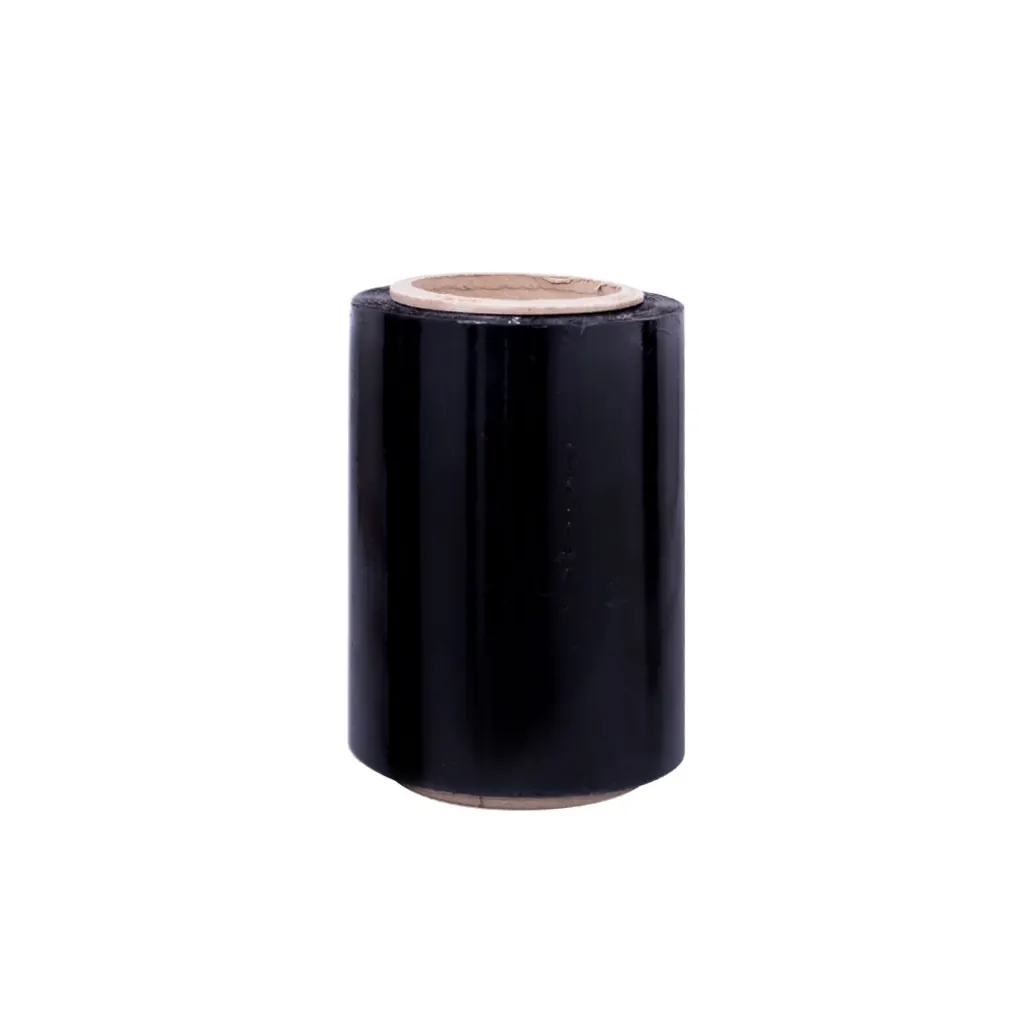 STRESH POLIFILM (PLASTICO DE EMBALAJE) ANCHO 16 CM - CAL 8 X 300 MTRS NEGRO