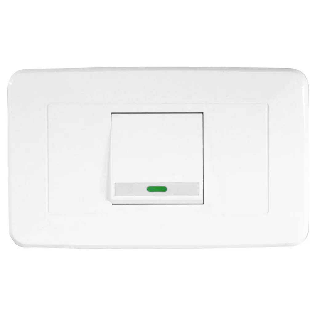 LINEA BK BLANCA INCRUSTAR SWICHE SENCILLO CONMUTABLE 110-220 (118Z-01 3WAY) (RETIE-FL)(HT20335)