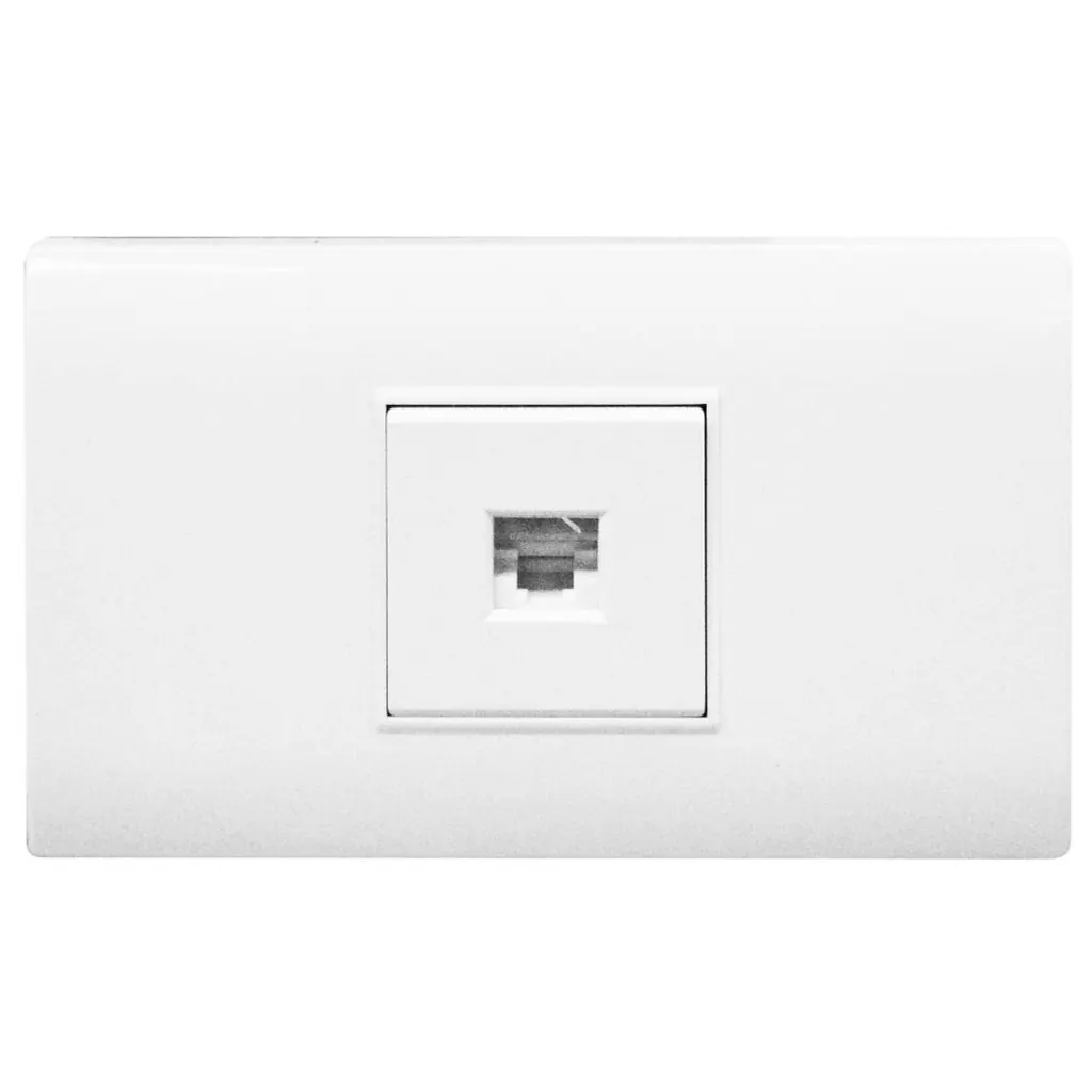 LINEA BK PLUS BLANCA INCRUSTAR TOMA LAN INTERNET (118K-27) (HT20687)