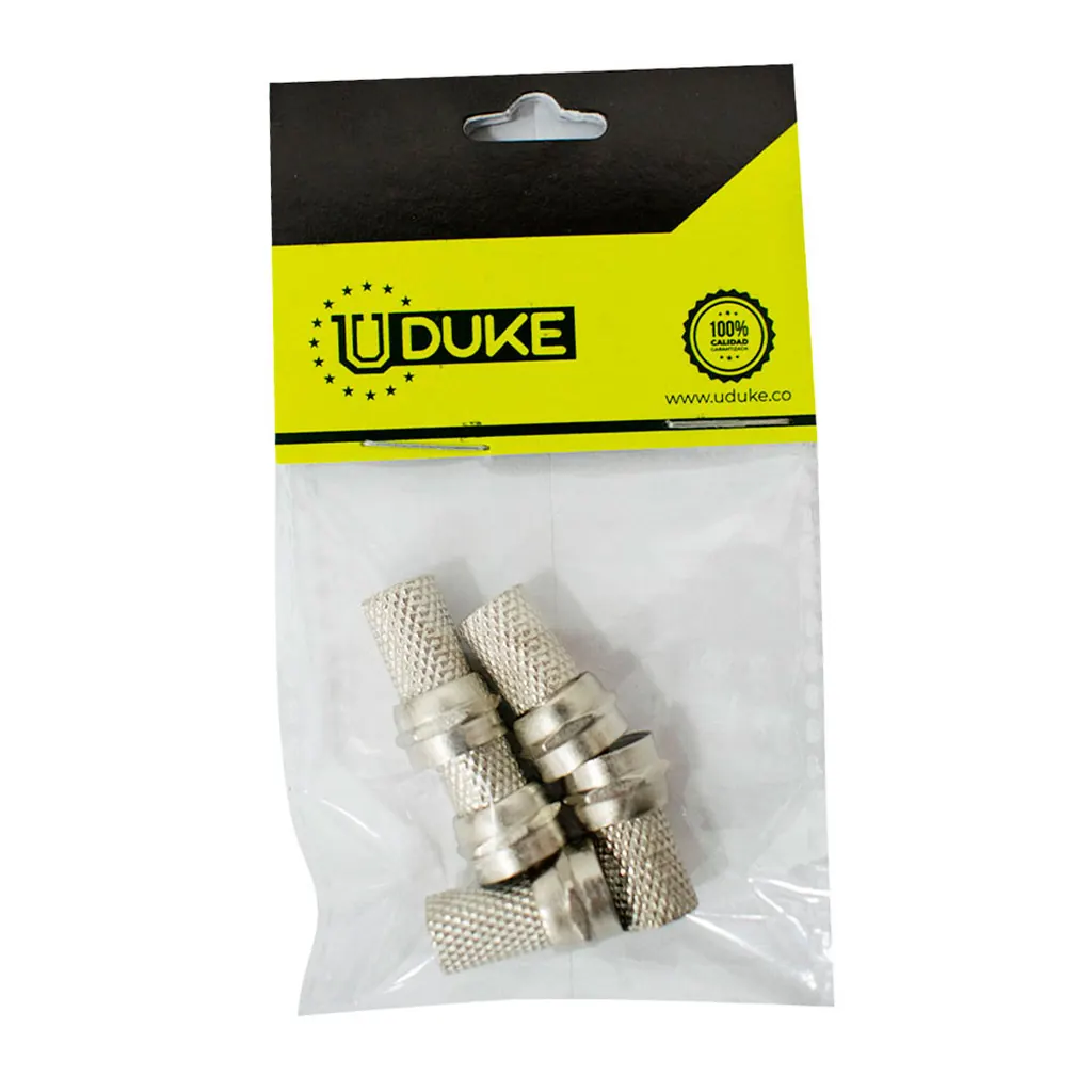 TERMINAL COAXIAL ROSCA RG6 PQT X 5 UDUKE