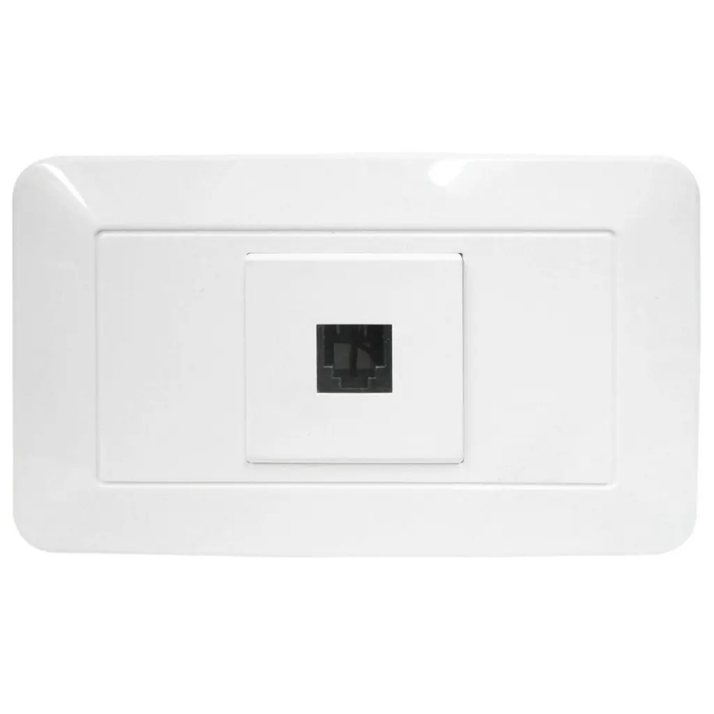 LINEA BK BLANCA INCRUSTAR TOMA TELEFONO (118Z-17) (HT20342)