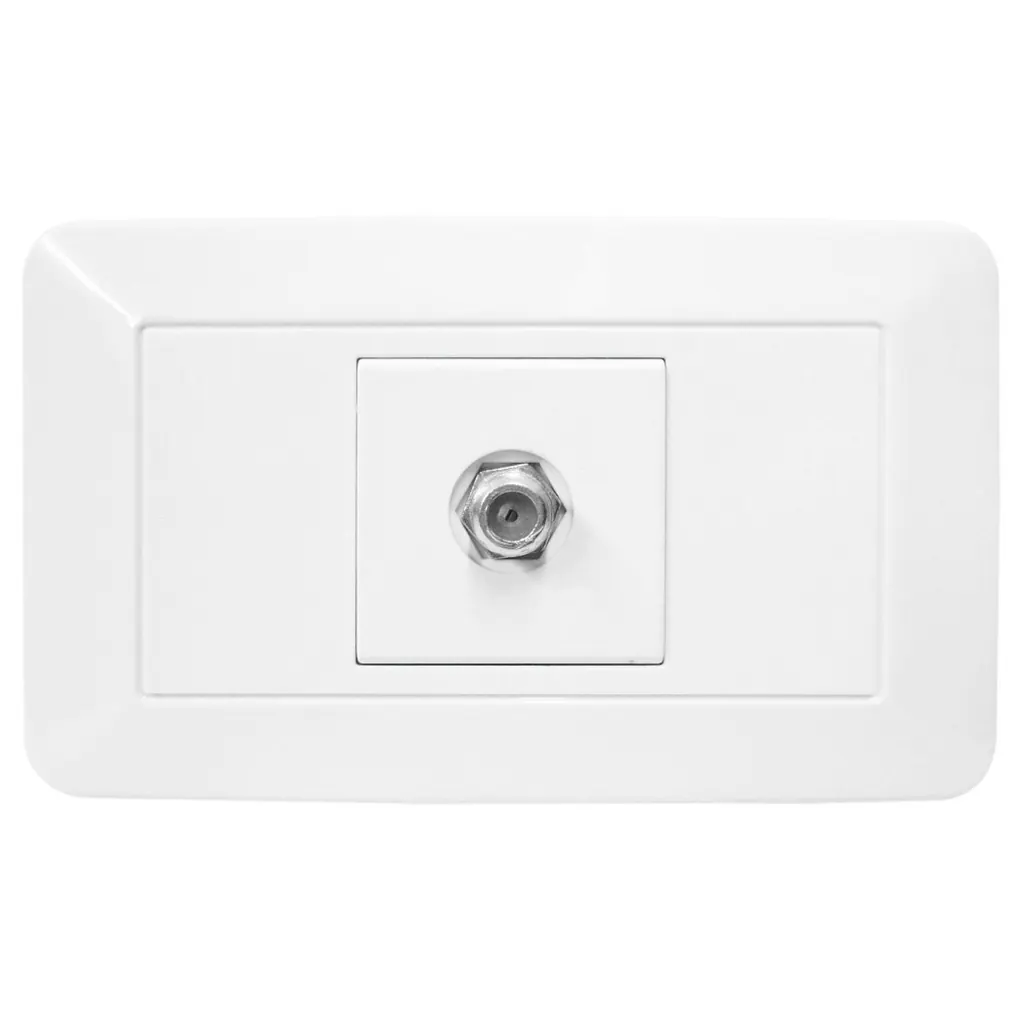 LINEA BK BLANCA INCRUSTAR TOMA TV(118Z-18) (HT20344)