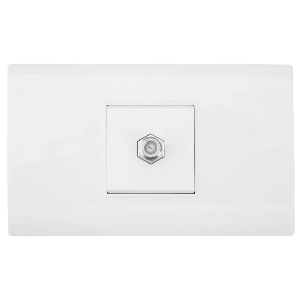 LINEA BK PLUS BLANCA INCRUSTAR TOMA TV (118K-18) (HT20685)