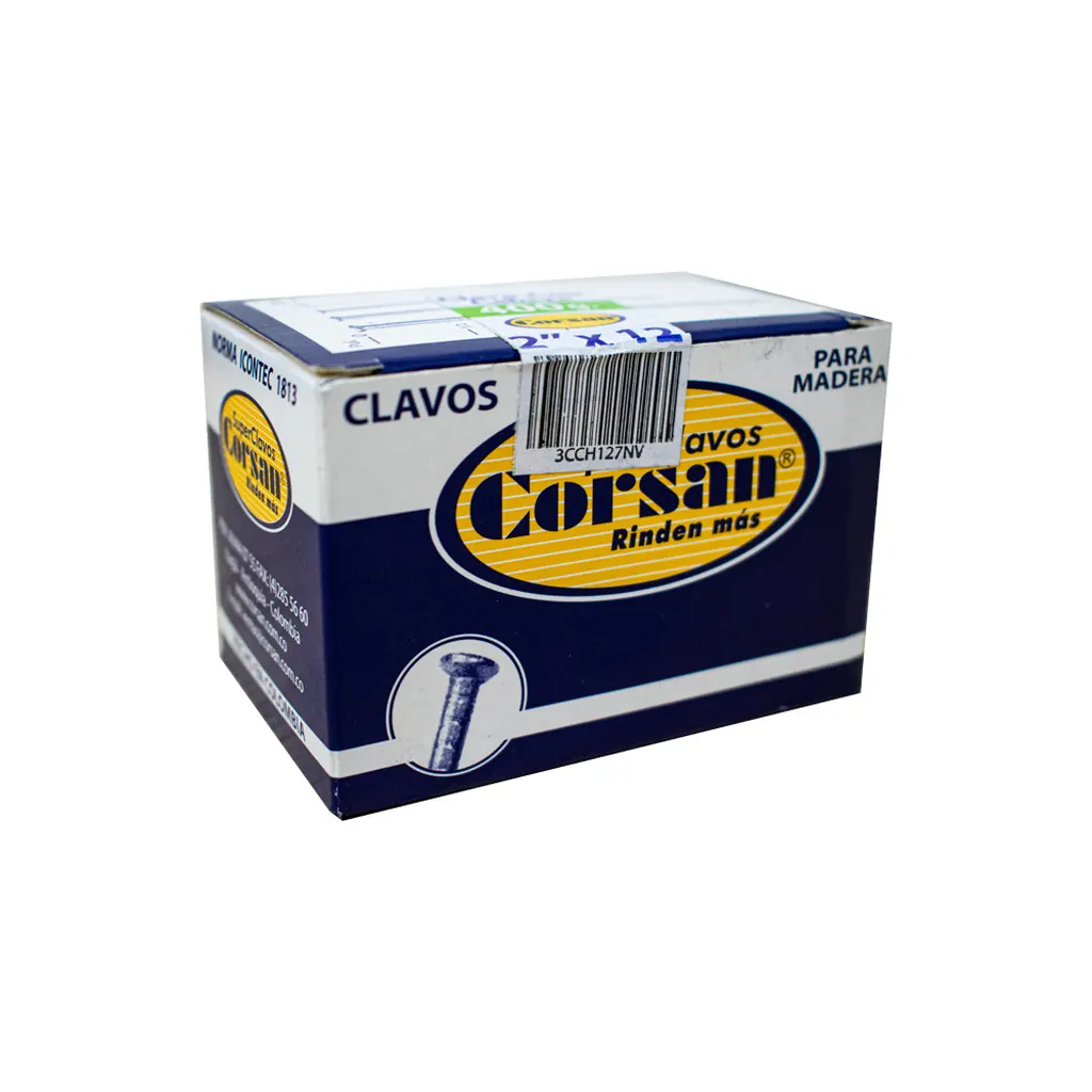 PUNTILLA COMUN CON CABEZA 2 CORSAN (400 GR)