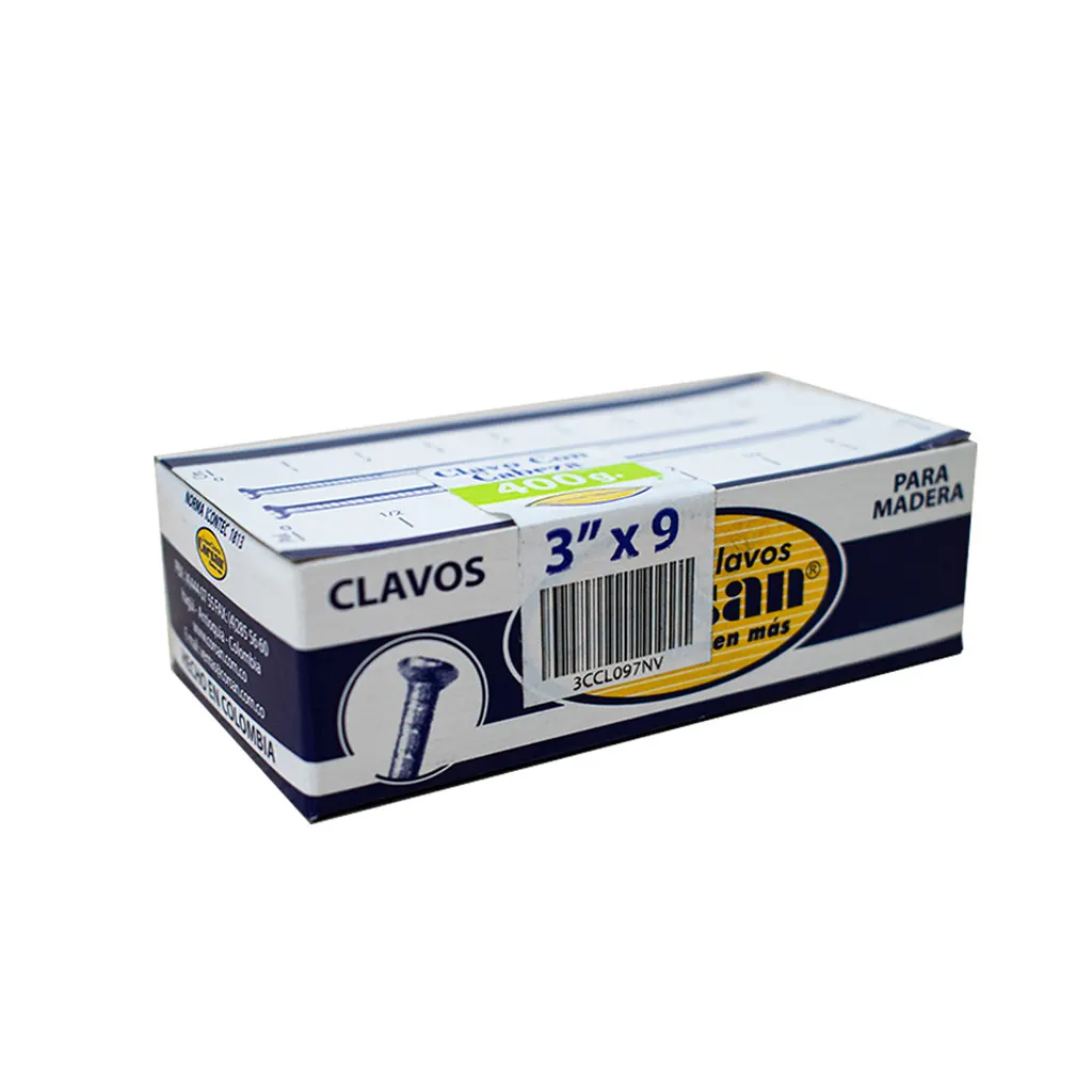 PUNTILLA COMUN CON CABEZA 3 CORSAN (400 GR)