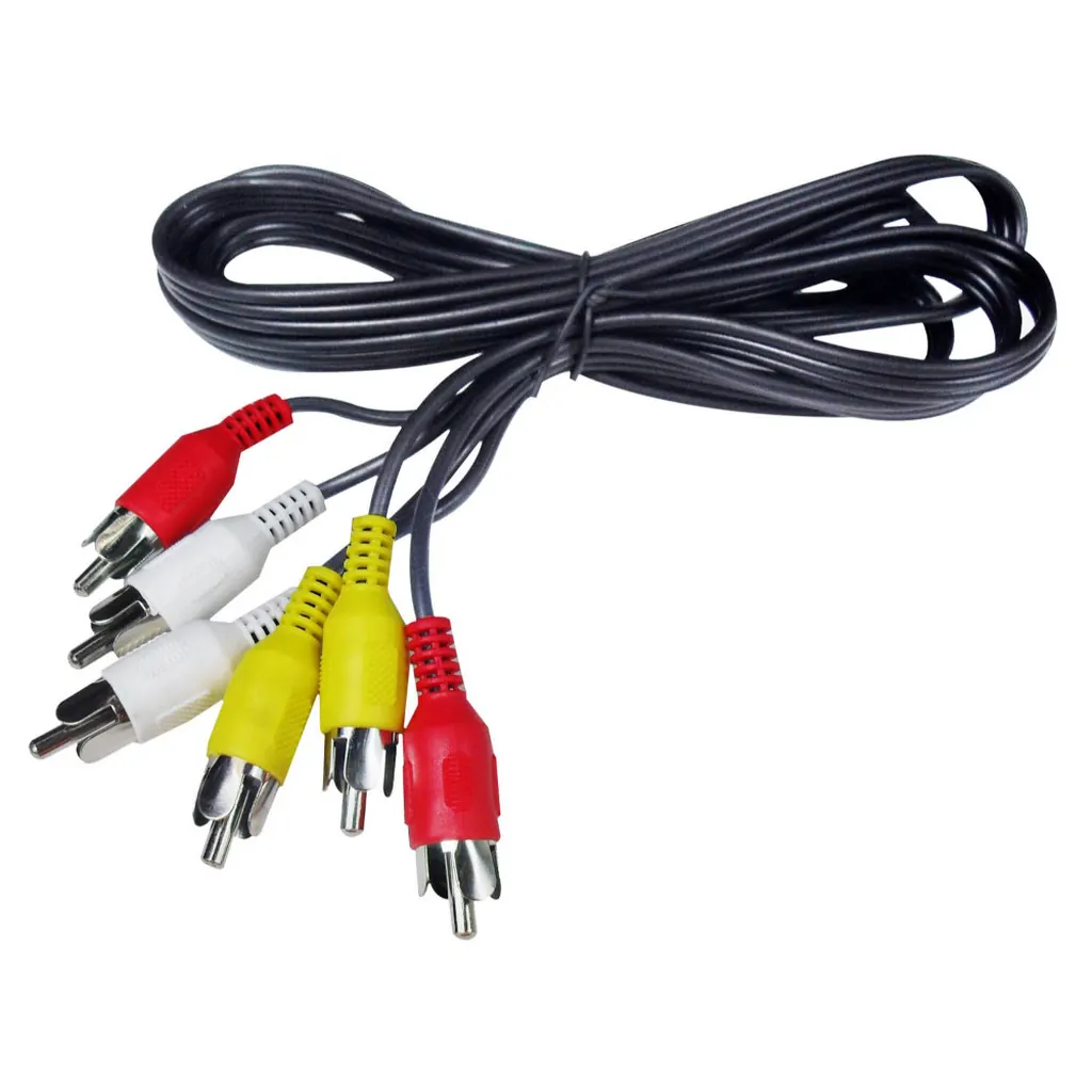 CABLE DVD 3X3 ECONOMICO 1.8- 1.5 MTS (BOLSA) (RCA-150) (RCA-180)(HT30278)