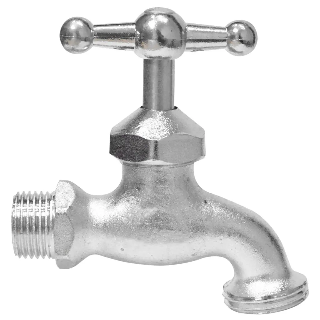 GRIFO SATINADO CROMADO UDUKE EN CAJA CHAPOLA METALICA (HT20580)