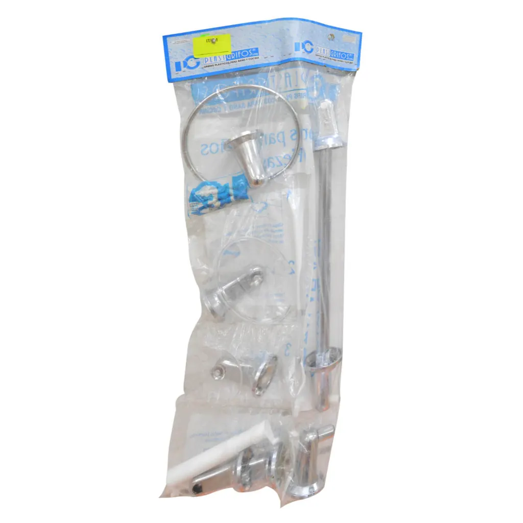 KIT ACCESORIOS PARA BANO X6 PIEZAS PLASTGRIFOS (3102262)