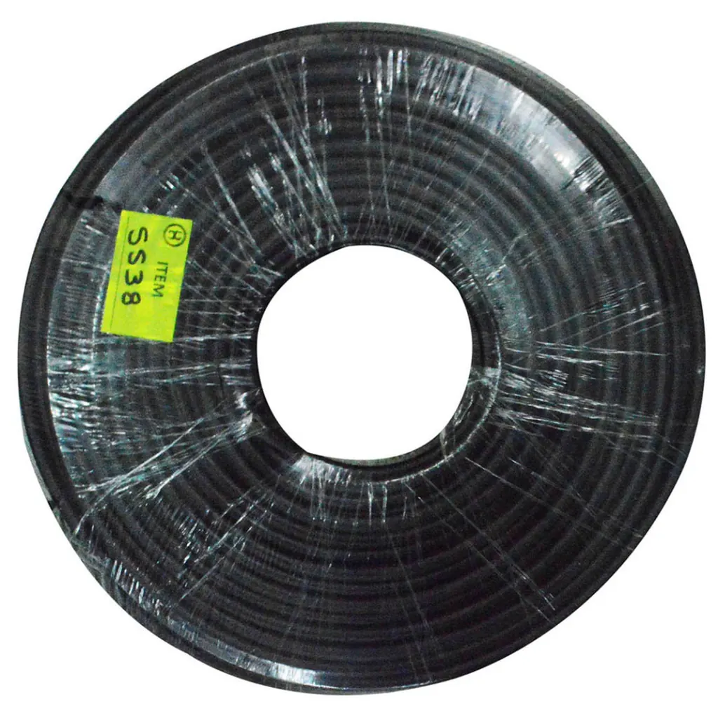 CABLE COAXIAL RG6 NEGRO KEIBOL CHIPA X 100 MTS (HT10123)