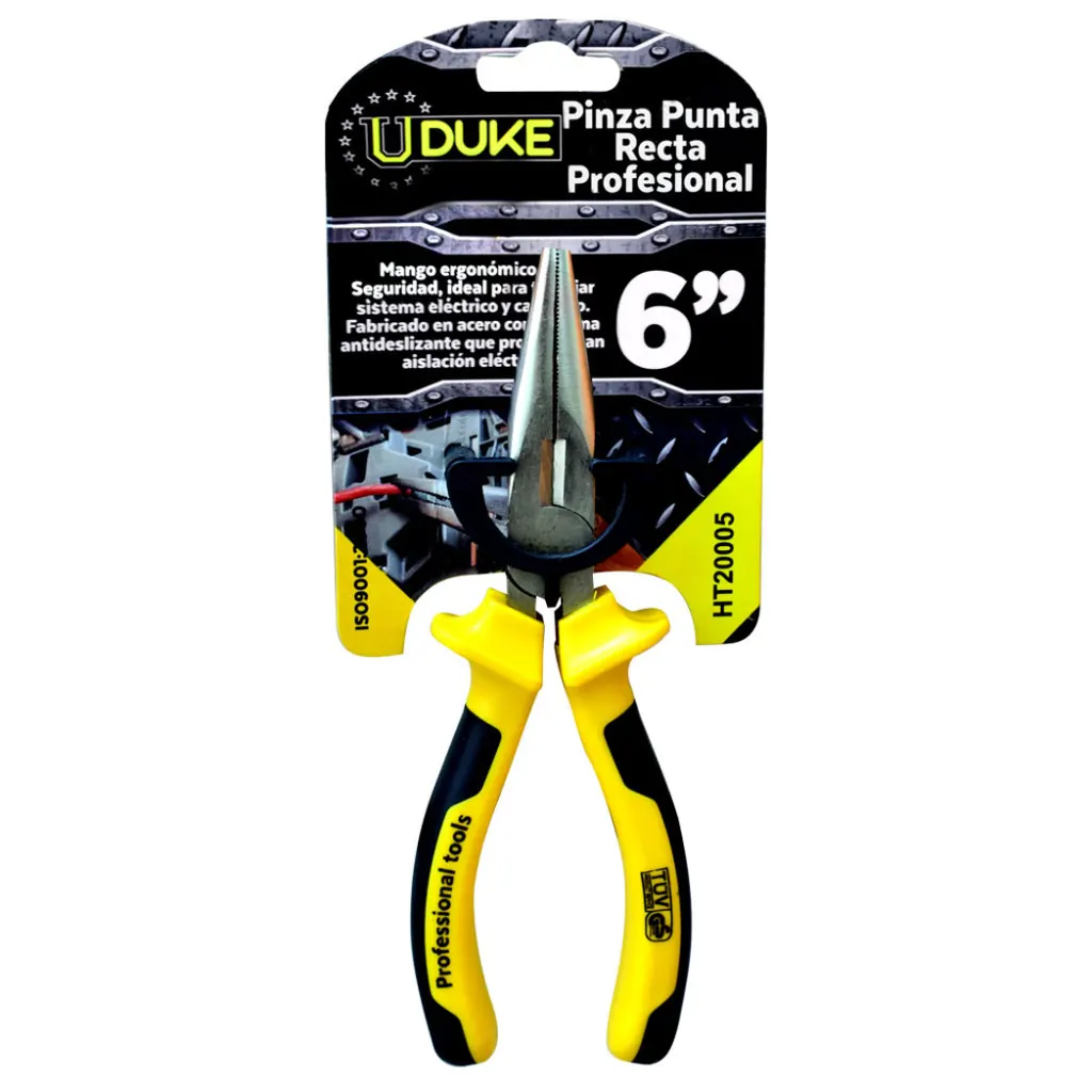 PINZA PROFESIONAL UDUKE AMARILLO-NEGRO 6 (HT20005)