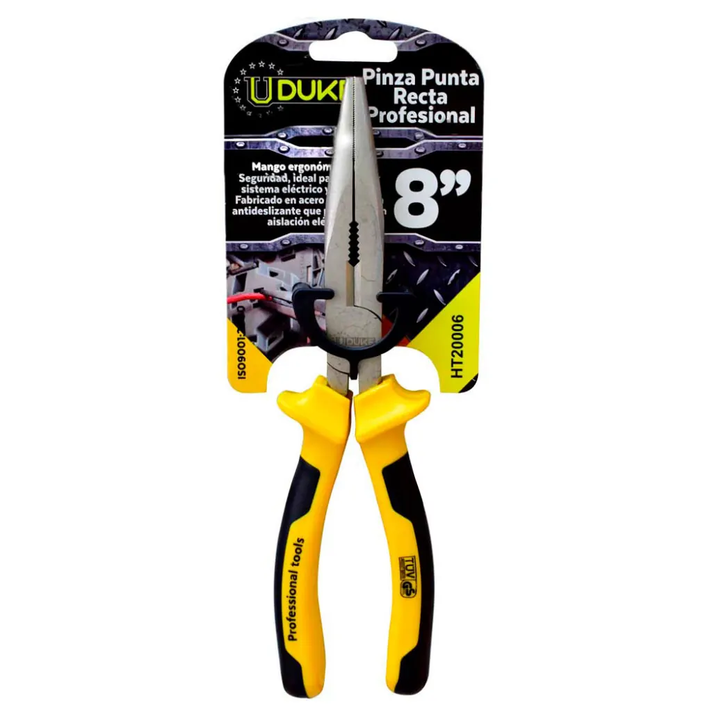 PINZA PROFESIONAL UDUKE AMARILLO-NEGRO 8 (HT20006)