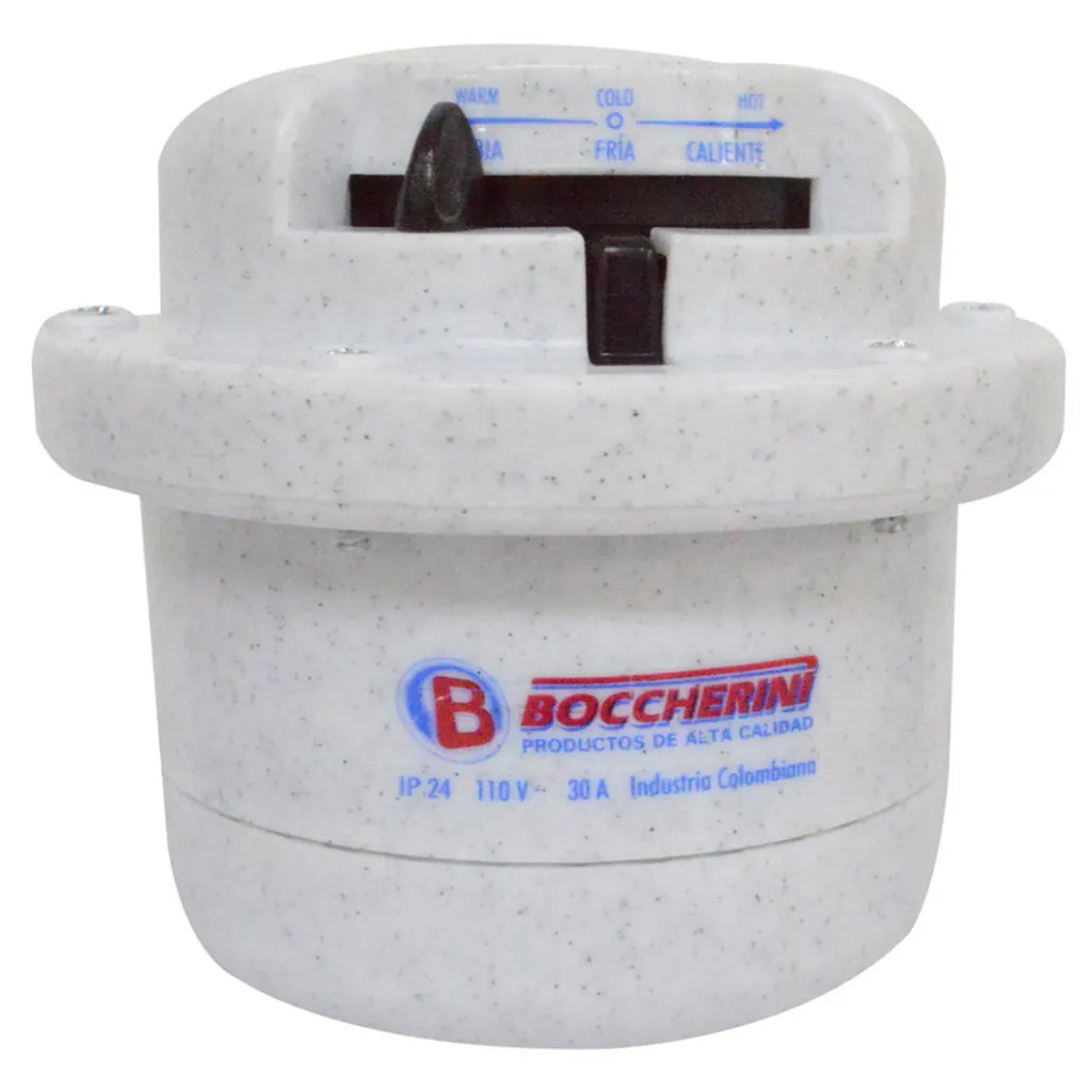 DUCHA ELECTRICA BOCCHERINI FUSION 120V 3 TEMPERATURAS SIN MINI DUCHA SM-1601110/1602110