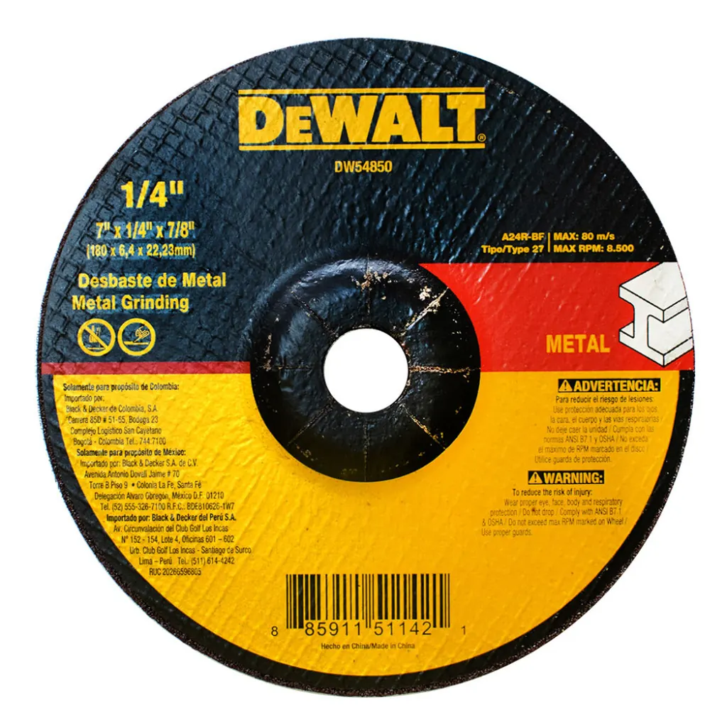 DISCO DEWALT P/M 7 X 1/4 (DW54850)